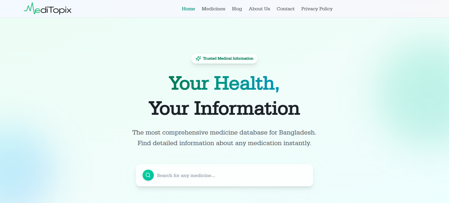 Meditopix: Medicine info site